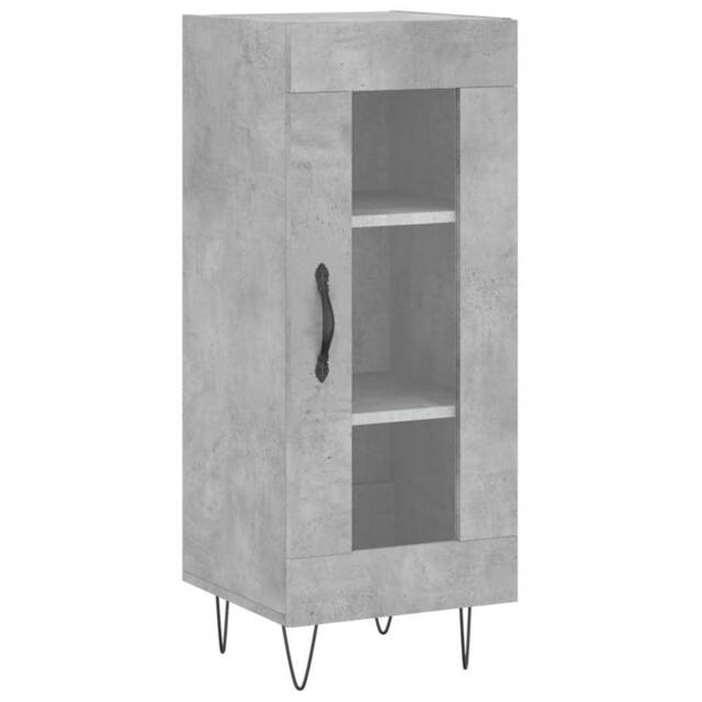 Berkfield Home Sideboard Concrete Grey 34.5x34x90 cm Engineered Wood - image 1