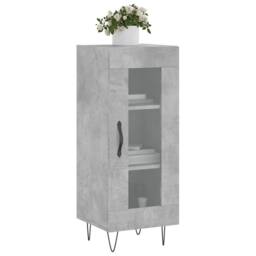 Berkfield Home Sideboard Concrete Grey 34.5x34x90 cm Engineered Wood - thumbnail 3