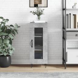 Berkfield Home Sideboard Concrete Grey 34.5x34x90 cm Engineered Wood - thumbnail 2