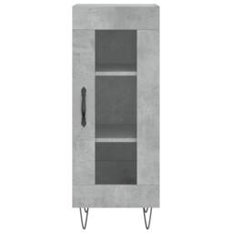 Berkfield Home Sideboard Concrete Grey 34.5x34x90 cm Engineered Wood - thumbnail 5