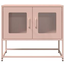 Berkfield Home TV Cabinet Pink 68x39x60.5 cm Cold-rolled Steel - thumbnail 6