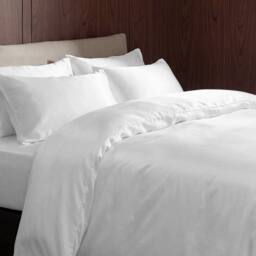 Bedable 100% Cotton Bedding Set Sateen 460 Thread Count - Soft Bedding in White - Size: King - thumbnail 6