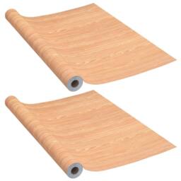 Berkfield Home Self-adhesive Door Films 2 pcs Ahorn 210x90 cm PVC in Brown