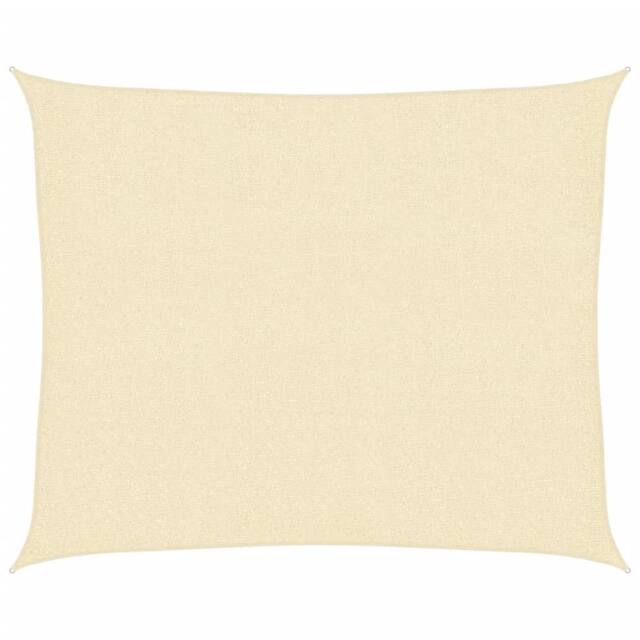 Berkfield Home Sunshade Sail 160 g/m ² Cream 2.5x3 m HDPE in Beige - image 1