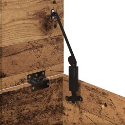 Berkfield Home Storage Box with Lid Old Wood 100x42x46 cm Engineered Wood in Brown - Size: 100 x 42 x 46 cm - thumbnail 9