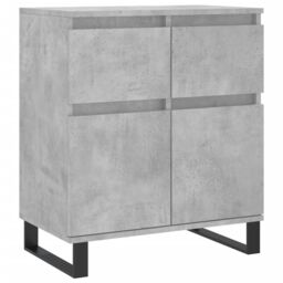 Berkfield Home Sideboard Concrete Grey 60x35x70 cm Engineered Wood - Size: 60 x 35 x 70 cm - thumbnail 2