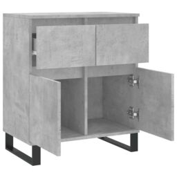 Berkfield Home Sideboard Concrete Grey 60x35x70 cm Engineered Wood - Size: 60 x 35 x 70 cm - thumbnail 6
