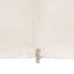 Wyld and Coco Beige Gazebo Curtains Black Powder Coat Steel Frame 300 x 400cm - Size: 300 x 400 cm - thumbnail 7