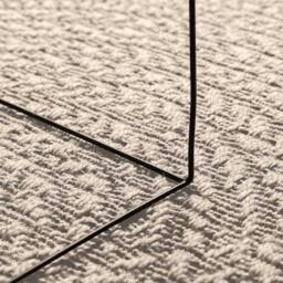 Berkfield Home Rug ZIZUR Cream 240x340 cm Jute Look Indoor & Outdoor - Size: Medium - thumbnail 4