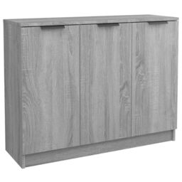 Berkfield Home Sideboard Grey Sonoma 90.5x30x70 cm Engineered Wood - thumbnail 2