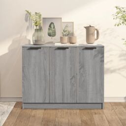Berkfield Home Sideboard Grey Sonoma 90.5x30x70 cm Engineered Wood - thumbnail 1
