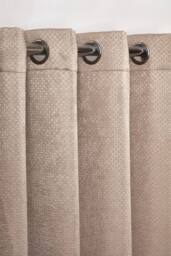 New Edge Blinds Metro Thermal Blackout Eyelet Curtains in Taupe - Size: 168 cm width x 229 cm drop
