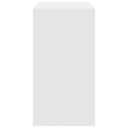 Berkfield Home Writing Desk White MDF 80 x 40 x 76 cm Simple Writing Desk - thumbnail 5