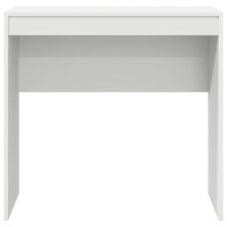Berkfield Home Writing Desk White MDF 80 x 40 x 76 cm Simple Writing Desk - thumbnail 4
