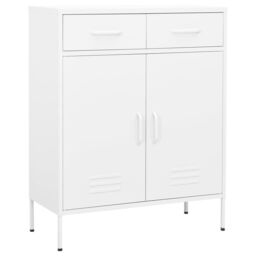 Berkfield Home Storage Cabinet White 80x35x101.5 cm Steel