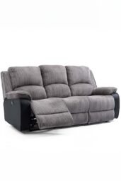 More4Homes Postana Electric Recliner Jumbo Cord 1+2+3 Seater Sofa Set in Grey - thumbnail 3