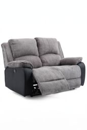 More4Homes Postana Electric Recliner Jumbo Cord 1+2+3 Seater Sofa Set in Grey - thumbnail 5