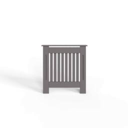 FWStyle Vertical Slat Small Grey Radiator Cover (H) 82.3 (W) 78cm (D) 19cm - thumbnail 3