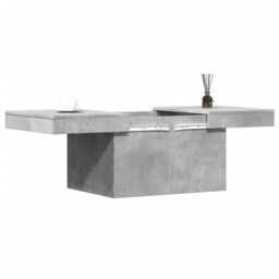 Berkfield Home Coffee Table Concrete Grey 100x55x40 cm Engineered Wood - Size: 100 x 55 x 40 cm - thumbnail 4