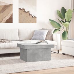 Berkfield Home Coffee Table Concrete Grey 100x55x40 cm Engineered Wood - Size: 100 x 55 x 40 cm - thumbnail 3