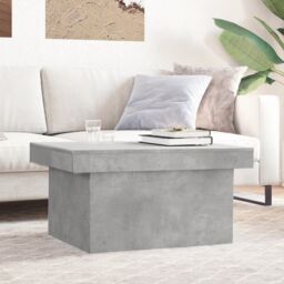 Berkfield Home Coffee Table Concrete Grey 100x55x40 cm Engineered Wood - Size: 100 x 55 x 40 cm - thumbnail 1