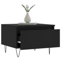 Berkfield Home Coffee Tables 2 pcs Black 50x46x35 cm Engineered Wood - Size: 50 x 46 x 35 cm - thumbnail 4