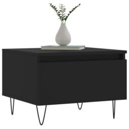 Berkfield Home Coffee Tables 2 pcs Black 50x46x35 cm Engineered Wood - Size: 50 x 46 x 35 cm - thumbnail 3