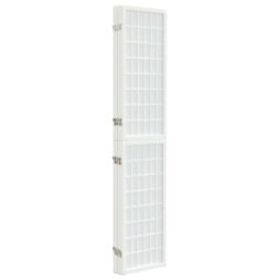Berkfield Home Folding 4-Panel Room Divider Japanese Style 160x170 cm White - thumbnail 4