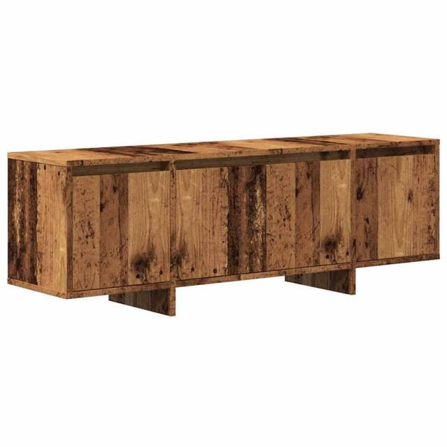 Berkfield Home TV Cabinet Old Wood 120x30x40.5 cm Engineered Wood in Brown - image 1