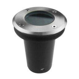 Netlighting Ringo 1 Light Recessed Outdoor Ground Light Stainless Steel IP67 in Grey - thumbnail 1