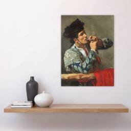 "Artery8 After the Bullfight Bullfighter Smoking Cassatt Wall Art Print Poster in Grey - Size: W12"" x H16""" - thumbnail 4