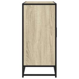 Berkfield Home Sideboard Sonoma Oak 92x35x76 cm Engineered Wood in Light Brown - Size: 92 x 35 x 76 cm - thumbnail 5