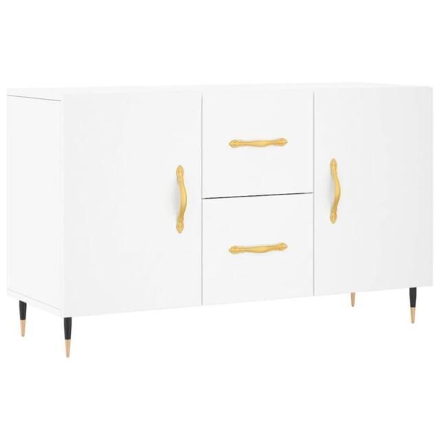 Berkfield Home Sideboard White 100x36x60 cm Engineered Wood - Size: 100 x 36 x 60 cm - image 1