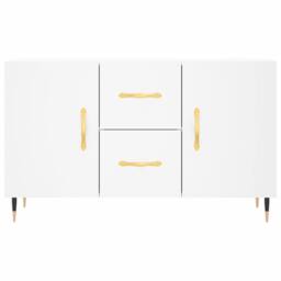 Berkfield Home Sideboard White 100x36x60 cm Engineered Wood - Size: 100 x 36 x 60 cm - thumbnail 6