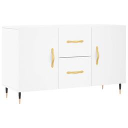 Berkfield Home Sideboard White 100x36x60 cm Engineered Wood - Size: 100 x 36 x 60 cm - thumbnail 1