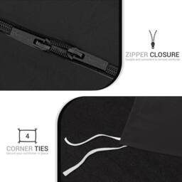 Grace Premium Microfiber Reversible Duvet Cover Set Ultrasoft Bedding in Black - Size: Single - thumbnail 7