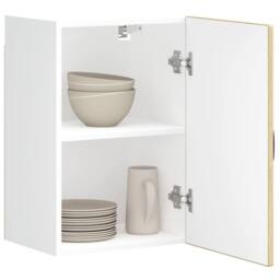 Berkfield Home Kitchen Wall Cabinet Kalmar Sonoma Oak Engineered Wood in Brown - thumbnail 2