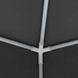 Berkfield Home Professional Party Tent with Side Walls 2x2 m Anthracite 90 g/m? in Black - thumbnail 5