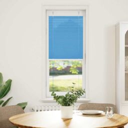 Berkfield Home Pleated Blind Blue 50x150 cm Fabric Width 49.4 cm Polyester - thumbnail 2