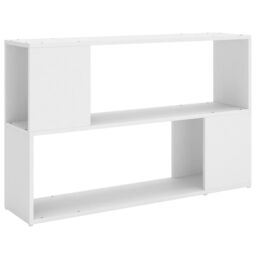 Berkfield Home Book Cabinet White 100x24x63 cm Engineered Wood - Size: 100 x 24 x 63 cm - thumbnail 2