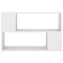 Berkfield Home Book Cabinet White 100x24x63 cm Engineered Wood - Size: 100 x 24 x 63 cm - thumbnail 3