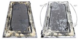 RugsX De Luxe Rug in Grey - Size: 120 cm x 170 cm - thumbnail 3