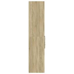 Berkfield Home Highboard Sonoma Oak 40x42.5x185 cm Engineered Wood in Tan - thumbnail 5