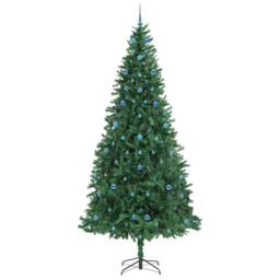 Berkfield Home Artificial Christmas Tree with 300 LEDs with Stand Green 300 cm - thumbnail 4