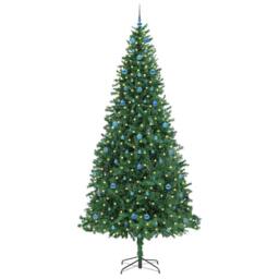 Berkfield Home Artificial Christmas Tree with 300 LEDs with Stand Green 300 cm - thumbnail 3