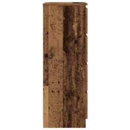 Berkfield Home Sideboard Old Wood 60x35x98.5 cm Engineered Wood in Brown - thumbnail 7
