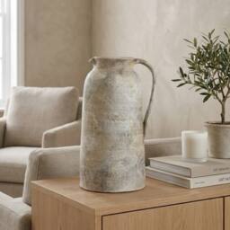 Garden Greatness Immense Brushed Terracotta Jug Vase - Size: 1 Pack