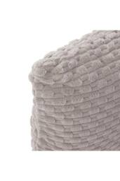 H&O Direct Corduroy Throw Pillow with Pillow Insert in Beige - Size: 45 cm x 45 cm - thumbnail 5