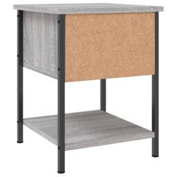 Berkfield Home Bedside Tables 2 pcs Grey Sonoma 34x35.5x45 cm Engineered Wood - thumbnail 9