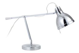 Orsina Hot Pink Adjustable Desk Lamp, Desk Lighting For Home, Flexible Angle Lamp With LED Support & Metal Base